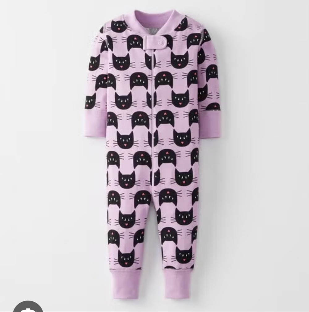 Hanna Andersson Cat Organic Cotton Pajamas Size 3T